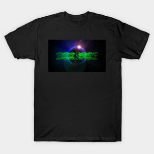 Sun and Moon Eclipse - Green 1 T-Shirt